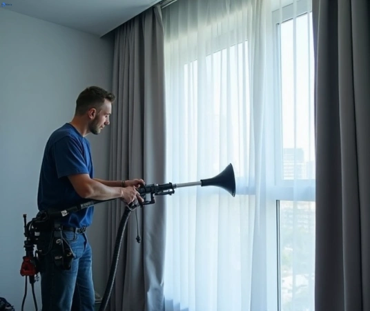 Professional curtain stain removal process equipment Matty Curtain Cleaning gilston